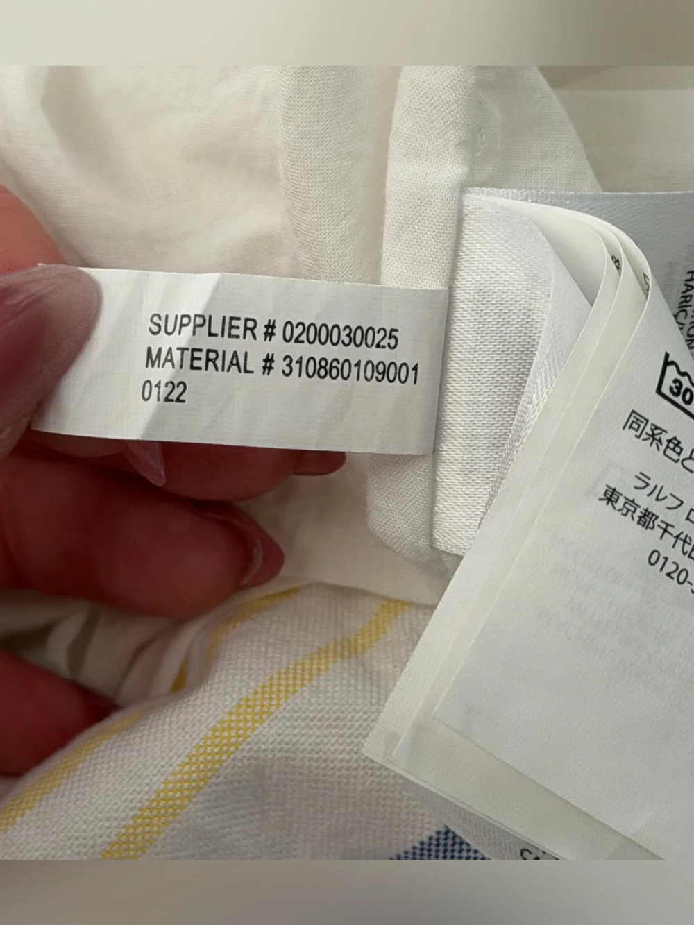Ralph Lauren Baby Girls Preppy Pastel Striped Cotton Oxford Dress Fit Flare 24M